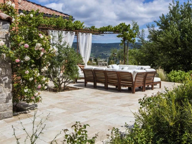 réalisation terrasse vue de côté à boos
